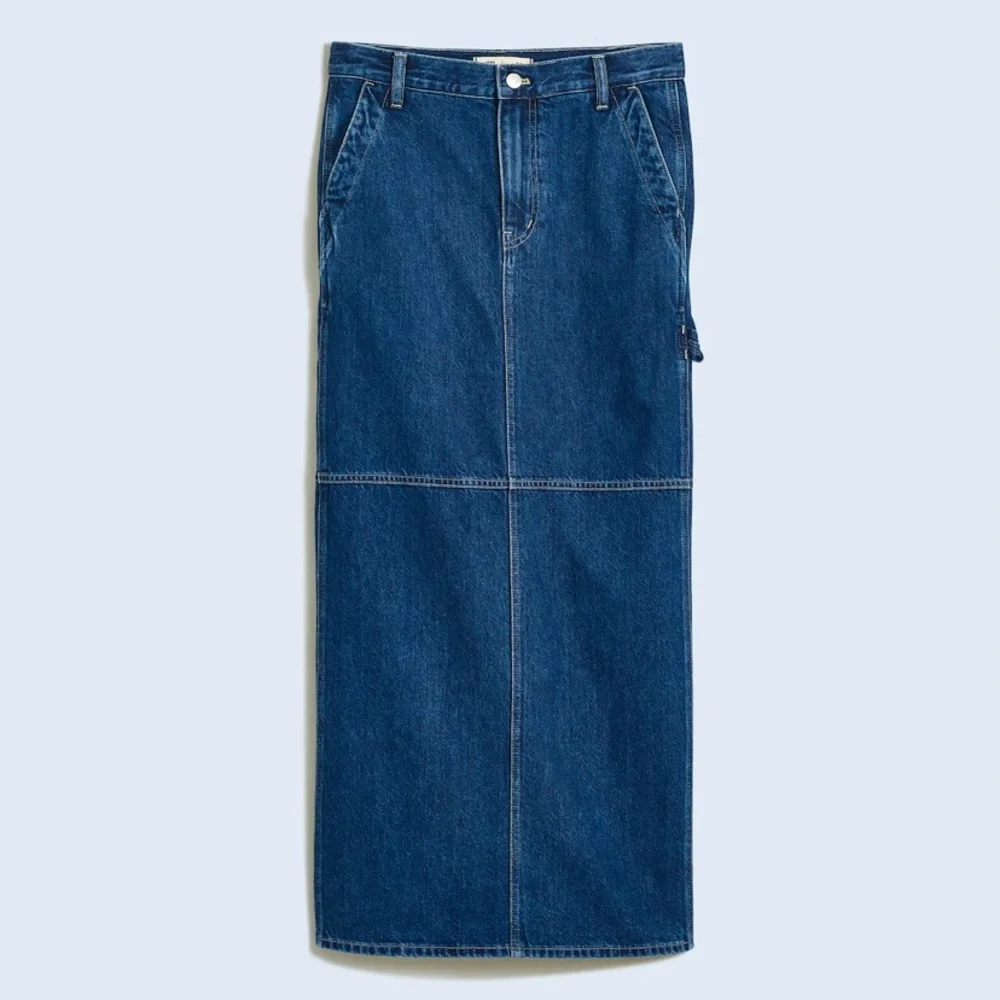 Denim Midi Skirt